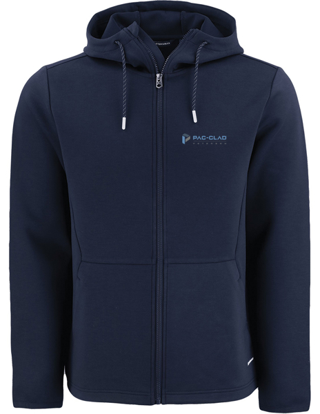 Picture of Cutter & Buck Roam Epic Versatility Recycled Mens Full Zip Hooded Jacket