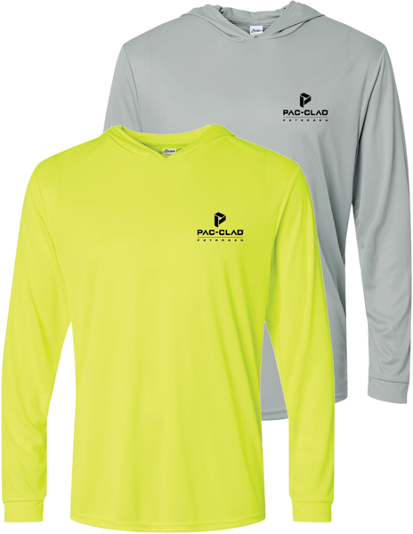 Picture of Paragon Unisex Bahama Performance Hooded Long Sleeve T-Shirt